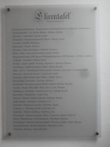 Ehrentafel