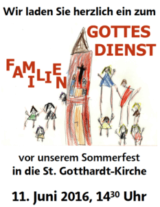 Gottesdienst Sommerfest