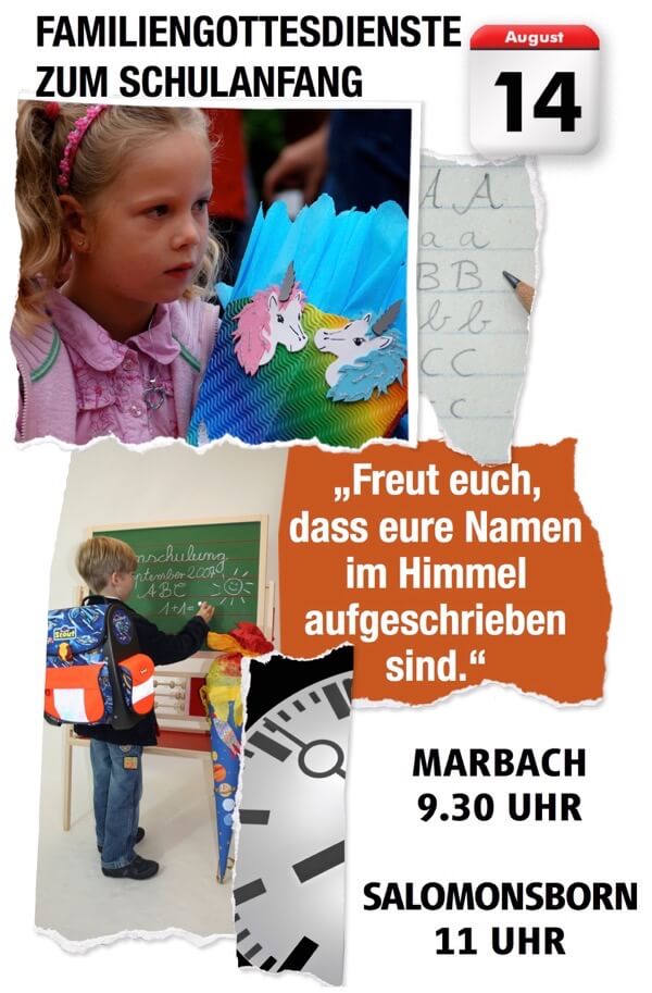 Gottesdienste Schulanfang